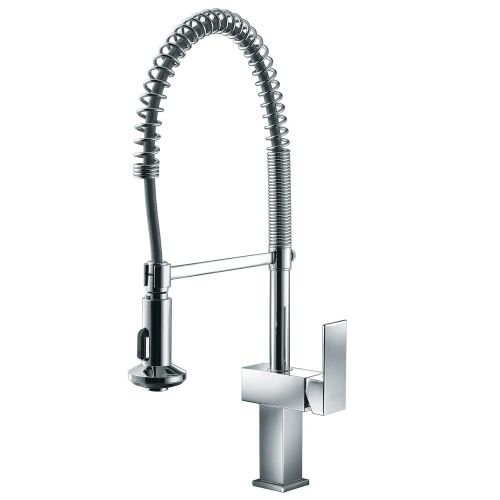  Dawn AB75 3383C Single-Lever Pull-Out Spring Kitchen Faucet, Chrome