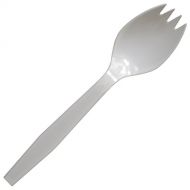 Daxwell A10002663 Plastic Cutlery, Medium Heavy Weight Polypropylene (PP) Sporks, White, 5.5 (Case of 1,000)