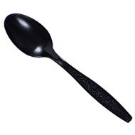 Daxwell A10000982 Plastic Cutlery, Heavy Weight Polystyrene (PS) Forks, Wrapped, Black, 7 1/8 (Case of 1,000)