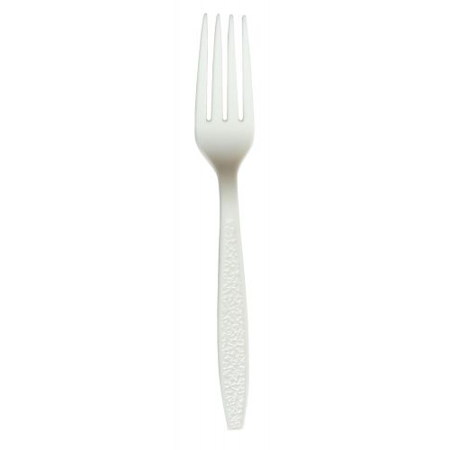  Daxwell A10001006 Plastic Cutlery, Heavy Weight Polystyrene (PS) Forks, White, 7 1/8 (Case of 1,000)