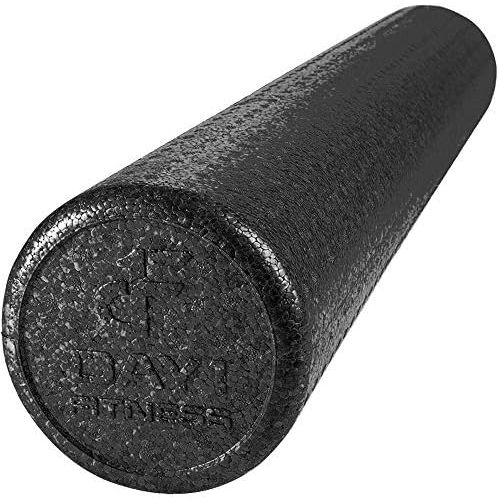  High Density Muscle Foam Rollers by Day 1 Fitness  4 SIZE OPTIONS and 7 COLORS TO CHOOSE FROM - Sports Massage Rollers for Stretching, Physical Therapy, Deep Tissue and Myofascial