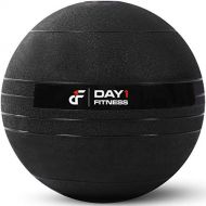 Weighted Slam Ball by Day 1 Fitness  9 Weight and 3 Color OPTIONS - No Bounce Medicine Ball - Gym Equipment Accessories for High Intensity Exercise, Functional Strength Training,