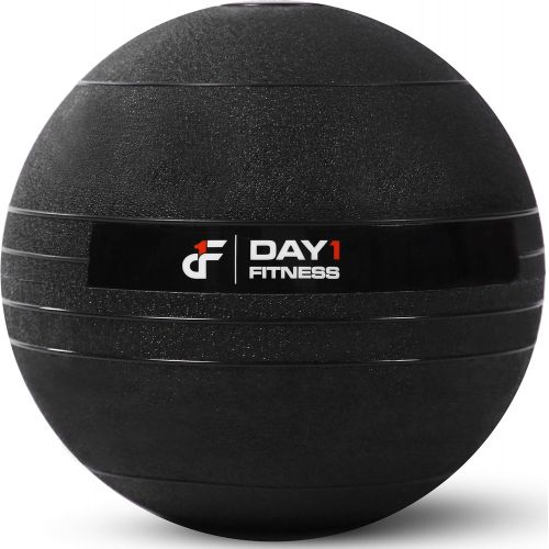  Weighted Slam Ball by Day 1 Fitness  9 Weight and 3 Color OPTIONS - No Bounce Medicine Ball - Gym Equipment Accessories for High Intensity Exercise, Functional Strength Training,