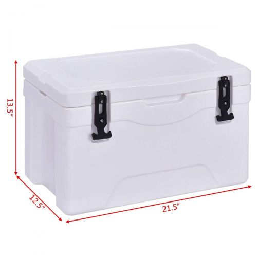  Dayanaprincess 32 Quart Sports Heavy Duty Insulated Fishing Hiking Camping Forest Cooler White Cold New Durable Travel Portable Hardware