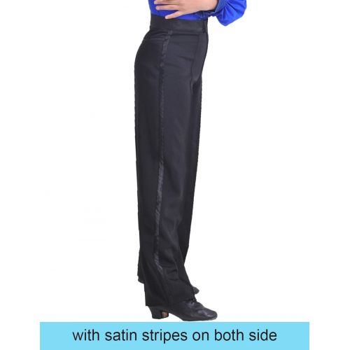  Daydance Black Mens Boys Latin Ballroom Tango Modern Salsa Dance Pant