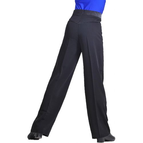  Daydance Black Mens Boys Latin Ballroom Tango Modern Salsa Dance Pant