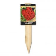 DaydreamHQ Peppers - Solid Cedar Garden Marker (GMPP6)