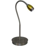 Daylight24 202071-39 Adjustable Beam LED Desk Lamp, 7 x 6 x 19.5, Brushed NickelGold