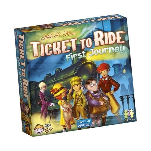  Days of Wonder Ticket to Ride First Journey Board Game