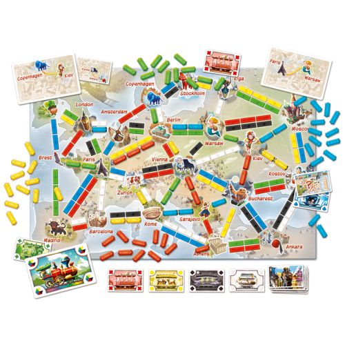  Ticket to Ride: Europe: First Journey Strategy Board Game
