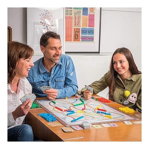  Ticket to Ride Board Game | Family Board Game | Board Game for Adults and Family | Train Game | Ages 8+ | For 2 to 5 players | Average Playtime 30-60 minutes | Made by Days of Wonder