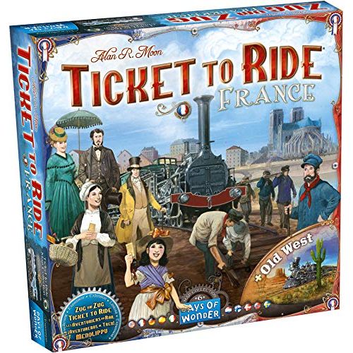  Days of Wonder Ticket to Ride: France and Old West Map Collection Six