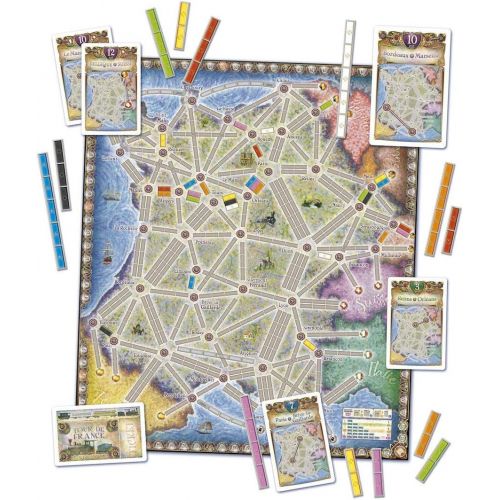  Days of Wonder Ticket to Ride: France and Old West Map Collection Six