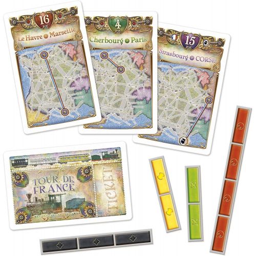  Days of Wonder Ticket to Ride: France and Old West Map Collection Six