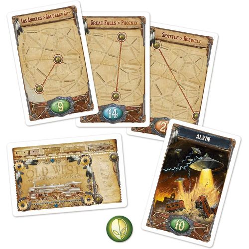  Days of Wonder Ticket to Ride: France and Old West Map Collection Six