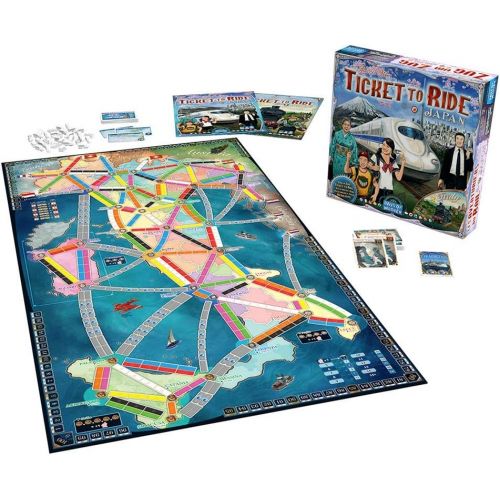  Days of Wonder Ticket to Ride: Japan and Italy Map Collection