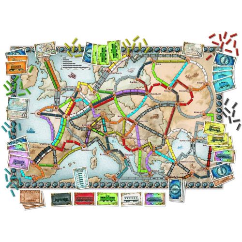  Days of Wonder Ticket to Ride: Europe & Ticket to Ride: USA 1910 Expansion