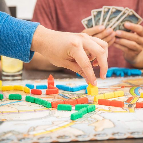  Ticket to Ride Europe Board Game Family Board Game Board Game for Adults and Family Train Game Ages 8+ For 2 to 5 players Average Playtime 30-60 minutes Made by Days of Wonder