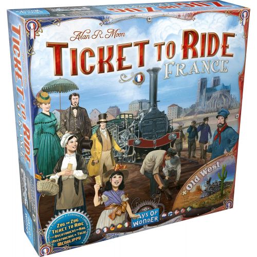  Days of Wonder Ticket to Ride: France and Old West Map Collection Six