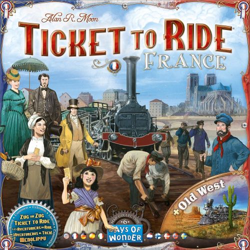  Days of Wonder Ticket to Ride: France and Old West Map Collection Six