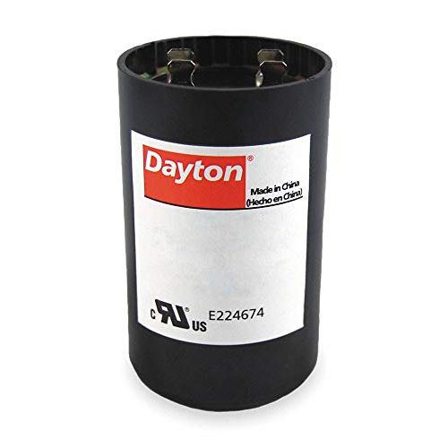  Dayton Motor Start Capacitor, 165V, 4-38 In. H