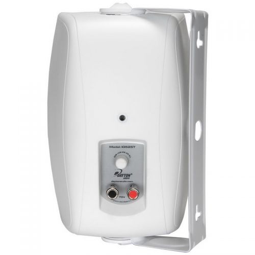 Dayton Audio IO525WT 5-14 2-Way 70V IndoorOutdoor Speaker Pair White