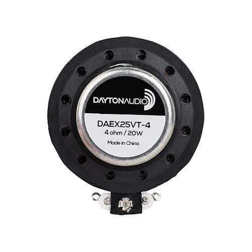  Dayton Audio DAEX25VT-4 Vented 25mm Exciter 20W 4 Ohm