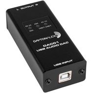 [아마존베스트]Dayton Audio DAC01 USB Audio DAC 24-bit/96 kHz RCA Output