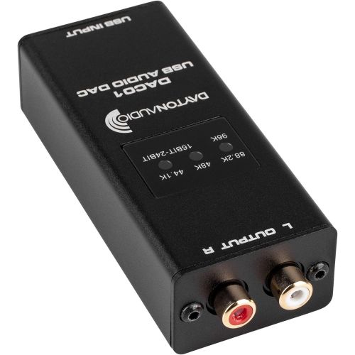  [아마존베스트]Dayton Audio DAC01 USB Audio DAC 24-bit/96 kHz RCA Output