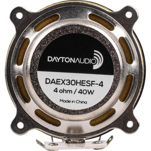  Dayton Audio DAEX30HESF-4 High Efficiency Steered Flux Exciter with Shielding 30mm 40W 4 Ohm