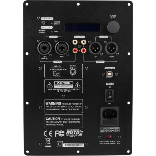  Dayton Audio SPA250DSP 250W Subwoofer Plate Amplifier DSP