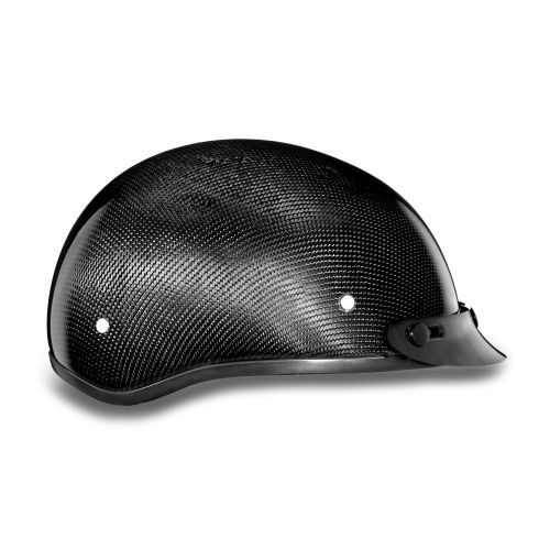  Daytona Helmets Leading The Way In Quality Headgear D.O.T. DAYTONA SKULL CAP- GREY CARBON FIBER