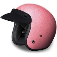Daytona Helmets Leading The Way In Quality Headgear D.O.T. DAYTONA CRUISER- PINK METAL FLAKE