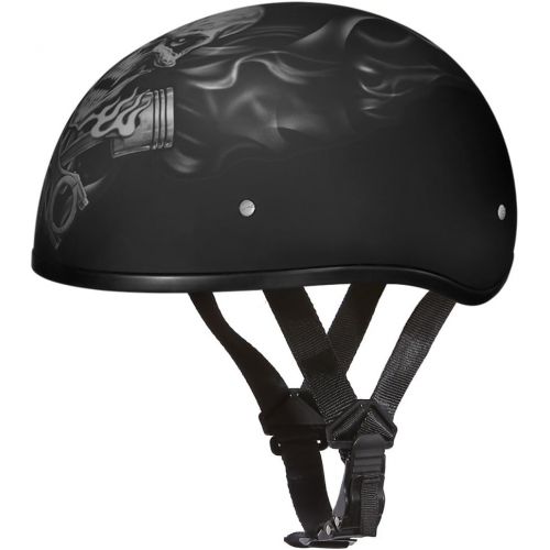  Daytona Helmets Leading The Way In Quality Headgear D.O.T. DAYTONA SKULL CAP- WPISTONS SKULL