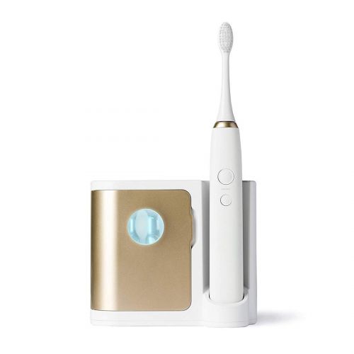  Dazzlepro Elements Sonic Toothbrush with UV Sanitizing Charging Base, Gold