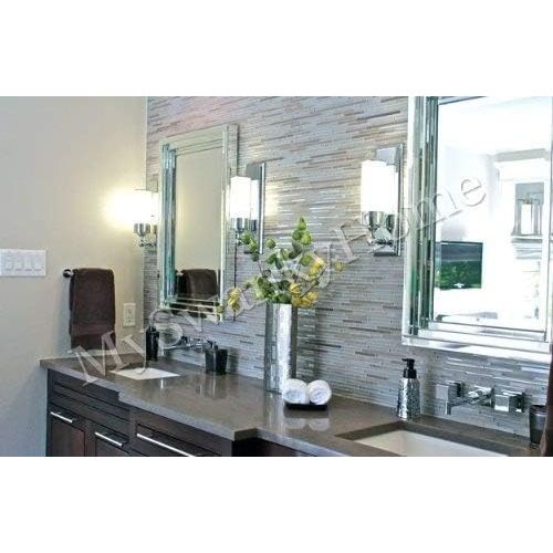  Dazzling Layered Glass Frame FRAMELESS Wall Mirror