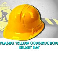 Dazzling Toys 6 Pack Construction Hats | Building Supplies Yellow Construction Hat | Accessory for Kids Building Projects | Pack of 6