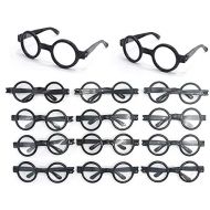 Dazzling Toys Wizard Glasses Round Frame - Great Accessory For Wizard - Harry Potter  Halloween - Birthday Party, Posing Props Costume Supplies - 12 Pack
