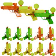 Dazzling Toy Water Shooter Guns | Durable Double Barreled Water Shooters | Assorted Colors | 24 Shooters Per Pack
