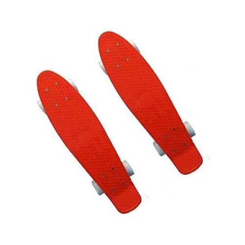  Dazzling Toys Plastic Cruiser Retro Style Skateboard, Polypropylene with PU Wheels