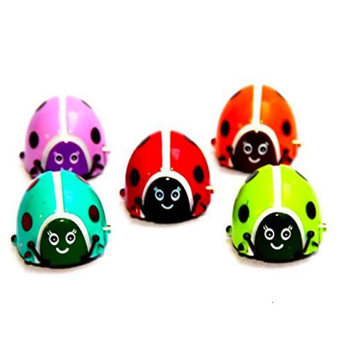  Dazzling toys Dazzling Toys Flipping Wind-up Lady Bugs - 12 Pack - Bulk. Great for parties and Favor bags