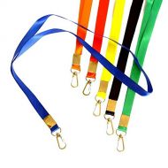 Dazzling toys Lanyards | Attractive Lanyards in Vibrant Colors! Pack of 12 Durable Nylon Neck ID Name Tag Straps.