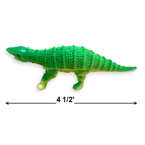  Dazzling toys Dazzling Toys Larger Size Assorted Dinosaur Figures 4-5 Inches. Pack of 24.