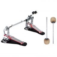 Ddrum QS DBDP Quick Silver Series Double Bass Drum Pedal w/ 2 Extra Wood Beaters