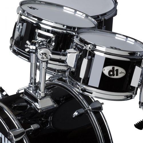  [아마존베스트]ddrum D1 Junior Complete Drum Set with Cymbals, Midnight Black