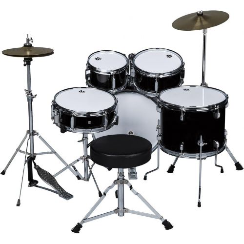  [아마존베스트]ddrum D1 Junior Complete Drum Set with Cymbals, Midnight Black
