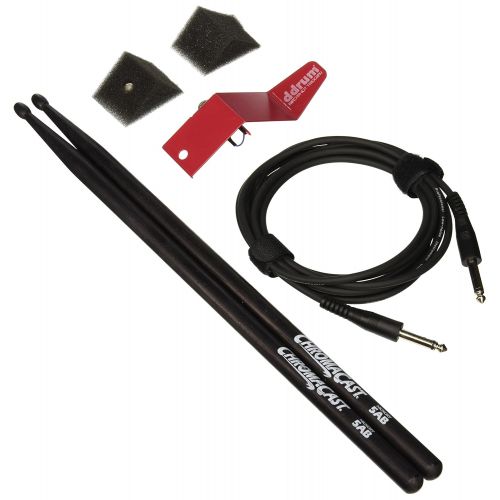  Ddrum ddrum JF-RS-KICK-TRIGGER-KIT-1 Red Shot Kick Trigger with Planet Waves Cable and Vic FirthGoDpsMusic Drumsticks