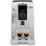 De'Longhi Dinamica Espresso Machine, White - Automatic Bean-to-Cup Brewing, Built-In Steel Burr Grinder & Manual Frother - One-Touch Hot & Iced Coffee - Easy Cleanup
