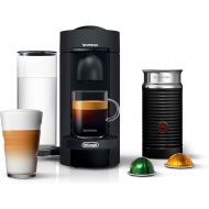 Nespresso VertuoPlus Deluxe Coffee and Espresso Machine by De'Longhi with Milk Frother, 5 ounces, Matte Black
