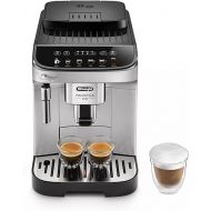 De'Longhi Magnifica Evo, Fully Automatic Machine Bean to Cup Espresso Cappuccino and Iced Coffee Maker, Colored Touch Display, Black, Silver
